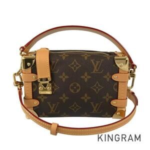 Louis Vuitton Monogram Leather Brown Side Trunk Handbag